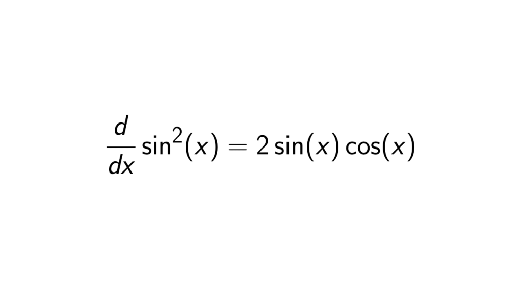 what-is-the-derivative-of-sin-2-x-full-solution